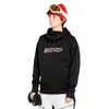 Image de Volcom Sweat à Capuche pour Femme Riding Hydro Hoodie Polaire Snowboard Ski Sweat-Shirt Noir S5