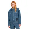 Image de Volcom - Veste Fa Keutchi Denim Vmi-vintage Marbled Indigo Femme - Femme - Taille m - Bleu