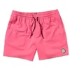 Image de Volcom Lido Solid 16" Swim Surf Trunk Combinaison modèle Court, Rose Fluorescent, Large Homme