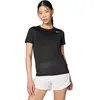 Image de Nike Women's Shirt W NK DF Rlgd SS Tee, Black/White, DX0687-010, S
