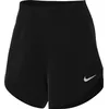 Image de Nike Shorts W NK Bliss DF HR 3In Br Short, Black/Reflective Silv, DX6018-010, XL