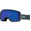 Image de Giro Sagen Lunettes de ski pour hommes, femmes et jeunes avec sangle en tiers requin foncé avec verres gris/cobalt/jaune