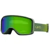 Image de Giro Sagen Lunettes de ski et de planche à neige pour hommes, femmes et jeunes   Sangle vert haie avec verres Loden vert/jaune
