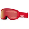 Image de Giro Cruz Lunettes de ski/neige   Mot-mark rouge et blanc   Lentille ambre écarlate