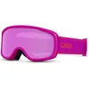 Image de Giro Moxie Lunettes de ski pour femme   Rose Chute   Verres ambrés rose/jaunes