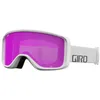 Image de Giro Sagen Lunettes de ski pour hommes, femmes et jeunes   Sangle blanche avec verres ambre/rose/jaune