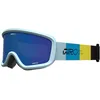 Image de Giro Chico 2.0 Lunettes de ski et de snowboard pour enfant | Double écran anti-buée, rembourrage doux, compatible avec le casque, jeune taille S | Couleur : bleu clair/gris cobalt