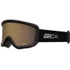 Image de Giro Chico 2.0 Lunettes de ski et de snowboard pour enfant | Double écran anti-buée et rembourrage doux, compatible avec le casque, Jeune petite | Couleur : noir stacked black/ar40 (amber rose)