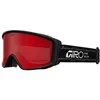 Image de Giro Index 2.0 Lunettes de ski   Lunettes de snowboard pour hommes, femmes et jeunes   Black Stacked   Amber Scarlet