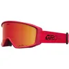 Image de Giro Index 2.0 Stacked - Vivid Masque Ski Snowboard Pour Porteurs De Lunettes, Technologie Vivid Optics By Zeiss, Confort Optimal, Vision Claire Sans Buée, Couleur : Red/Ember, Taille : OS