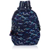 Image de Kipling Seoul S Petit Sac à Dos (avec Protection pour Ordinateur Portable), Fun Ocean Prt, Taille Unique, Seoul S