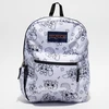 Image de Jansport - Sac à dos Cross Town anime émotions blanc - 42.5x32x14.5 cm OS