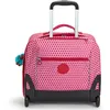 Image de Kipling - Sac à dos à roulettes Giorno ordinateur imprimé rose/rouge - 41x24x38 cm OS