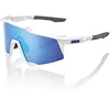 Image de 100% GAFAS SPEEDCRAFT - Matte White - HiPER Blue Multilayer Mirror Lens