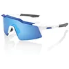 Image de 100% GAFAS SPEEDCRAFT SL - Matte White/Metallic Blue - HiPER Blue Multilayer Mirror Lens