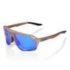 Image de 100% Occhiale NORVIK Matte Copper Chromium, Blue Multilayer Mirror Lens
