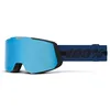 Image de 100% SNOWCRAFT HiPER snow goggle,Dusty - Mirror Blue Lens/Dusty - Blue Mi ML