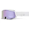 Image de 100% SNOWCRAFT S HiPER snow goggle,White/Lavender-Mirror Lavender