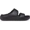 Image de Crocs Classic Cozzzy Sandale, Noir, Mixte, EU 42-43