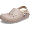 Image de Crocs Unisexe Adulte Classic Lined Clog Sabots, Mushroom/Bone, 41/42 EU