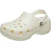 Image de Crocs Women's Classic Platform Glitter Clog 42-43 EU Chalk