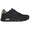 Image de Skechers pour femme. 155196 Trainers Uno Shimmer black (37), Noir, 3 à 5 cm, Lacets, Casuel, Sport