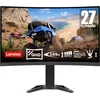 Image de Lenovo G27qc-30 - Écran Gaming Incurvé 27" QHD avec EyeSafe (VA, 165Hz, 1ms, HDMI+DP, Câble DP, FreeSync Premium, HDR10, Haut-Parleurs) Réglage en Inclinaison/Hauteur - Noir