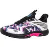 Image de K-Swiss Performance Homme Speedtrac Padel Chaussures de Tennis, White/Black/Neon Pink, 46 EU