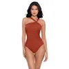 Image de Miraclesuit Maillot de bain femme Rock Solid Europa asymétrique à armatures soutien-gorge une pièce, Épice, 16