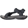 Image de Teva Men's Terra Fi Universal Leather Sport Sandal, Total Eclipse, 43 EU