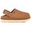 Image de UGG pour femme. 1138252 Sabots en cuir brun Goldenstar (37), Marron, Plat, Velcro, Casuel