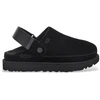 Image de UGG pour femme. 1138252 Sabots en cuir Goldenstar noir (37), Plat, Velcro, Casuel