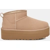 Image de Ugg - Bottes Classic Ultra Mini à plateforme beige clair 40