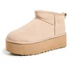Image de UGG Femme Classic Ultra Mini Platform Ankle Strap, Sable, 41 EU