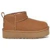 Image de UGG Fille Kids Classic Ultra Mini Platf Boots, Noisette, 37 EU