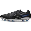 Image de Nike Homme Legend 10 Pro FG Football Soccer Shoe, Black/Chrome-Hyper Royal, 41 EU