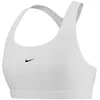Image de Nike DX6817-100 W NK SWSH LGT SPT Bra Sports Bra Femme White/Black Taille L