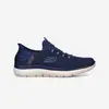 Image de Baskets de marche homme, slip ins summits bleu navy