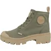 Image de Palladium Femme PALLABASE Twill Bottine, Vert, 38 EU
