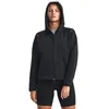 Image de Under Armour Sweat-shirt Unstoppable FLC FZ pour femme, noir / noir, XS
