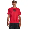 Image de Under Armour Manches Courtes Tech Print Fill pour Homme, (600) Rouge/Rouge foncé, Taille S