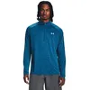 Image de Under Armour Haut Technique à Manches Longues avec Demi-Fermeture éclair pour Homme, Bleu
