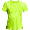 Image de Under Armour Femmes Laser Wash SS Laufshirt Vêtements De Course Maillot De Course High Vis Yellow 731 - Jaunes Fluo L
