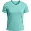 Image de Under Armour UA Launch T-Shirt à Manches Courtes pour Femme, Turquoise Radial / / Réfléchissant, XS-S