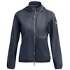 Image de Under Armour Veste de course pour femme - Veste de course Downpour Gray 044/Matrix Green 350 - Gris XS