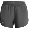 Image de Under Armour Fly by Short 3 Pouces Femmes, Short Running léger pour Femme, Short Femme Respirant pour Le Sport, Castlerock/Castlerock/Reflective, L, Castlerock/Castlerock/Reflective, XS