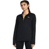 Image de Veste de fitness à col zippé femme, noir