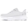 Image de Under Armour Chaussures de course Infinite 6 pour femme, (100) Blanc/Gris distant/Gris halo, 42 EU