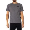 Image de Under Armour T-Shirt UA Tech texturé SS pour Homme, Castlerock / / Noir, L