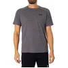 Image de Under Armour T-Shirt UA Tech texturé SS pour Homme, Castlerock / / Noir, S
